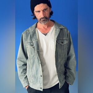 Levi’s Vintage Style Hickory Striped Denim Jacket